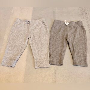 Carter's Gray and Dark Gray Kids Joggers